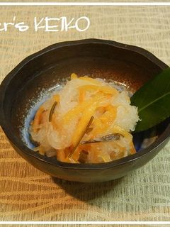 【農家のレシピ】柿なます-レシピのメイン写真