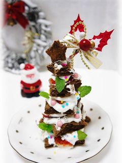 * クリスマス ★ ツリーケーキ♪-レシピのメイン写真