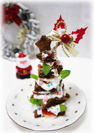 * クリスマス ★ ツリーケーキ♪-レシピのメイン写真