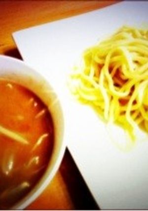 パスタ de つけ麺 魚介豚骨風-レシピのメイン写真