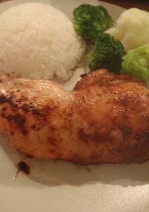 鳥のもも肉とりんごのオーブン焼き-レシピのメイン写真