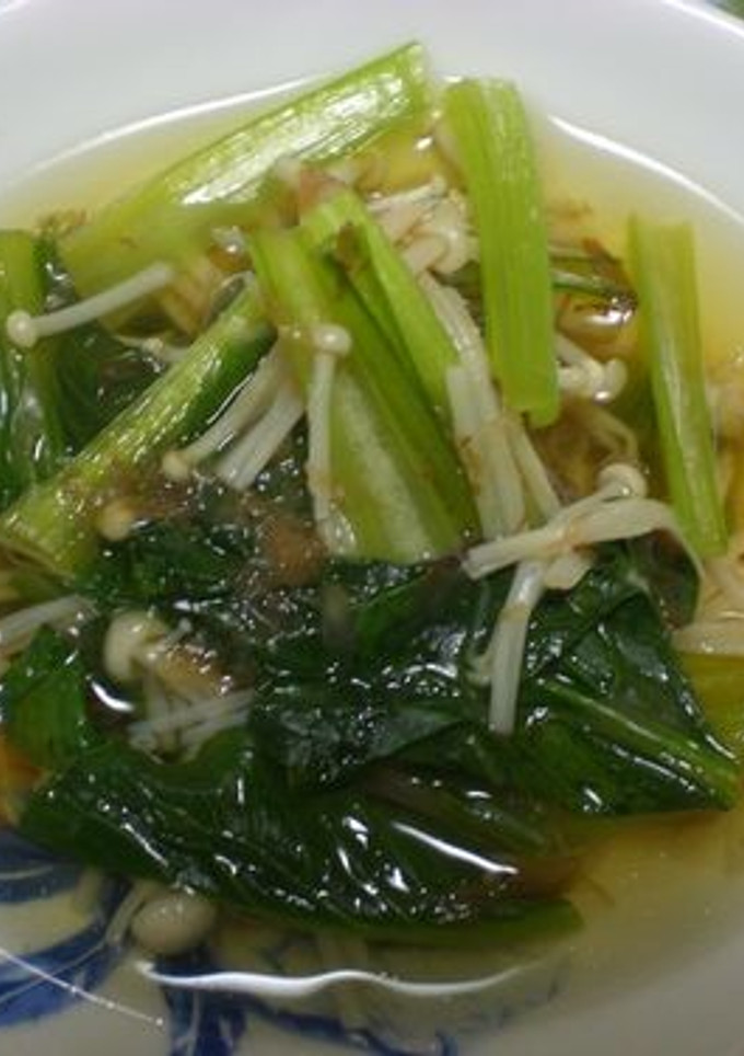 小松菜とエノキのくたくた煮-レシピのメイン写真