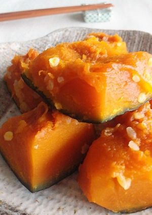 レンジで簡単♪カボチャの塩麹煮-レシピのメイン写真