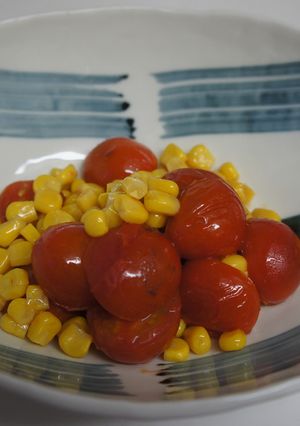 ミニトマトのコーン炒め-レシピのメイン写真