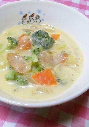 お野菜たっぷりクリームスープ♡-レシピのメイン写真