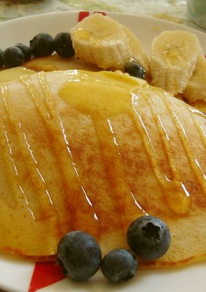 週末の朝ごはん　パンケーキ-レシピのメイン写真