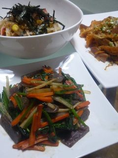 ★☆ほうれん草と蒟蒻のオイスター炒め☆★-レシピのメイン写真