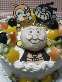 祝１歳♪アイデアアンパンマンケーキ♪-レシピのメイン写真