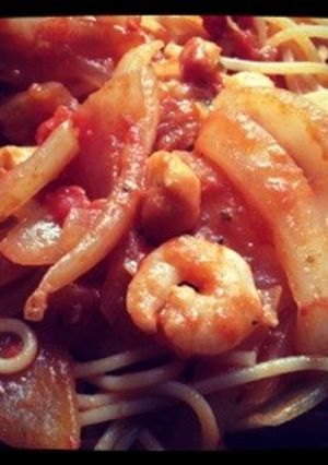 バジルトマトパスタ-レシピのメイン写真