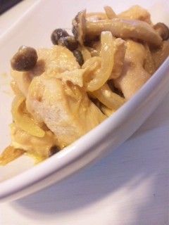 鶏としめじの味噌マヨ炒め-レシピのメイン写真