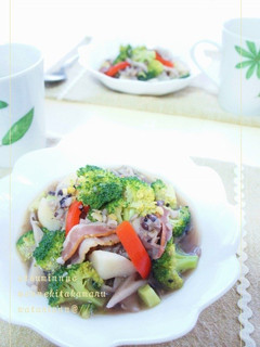 これ一皿で栄養ばっちり☆紫の朝食スープ-レシピのメイン写真