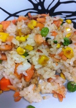 鮭バターチャーハン-レシピのメイン写真