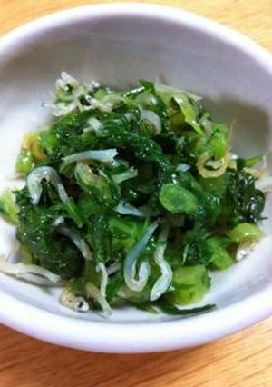 大根葉のじゃこ炒め-レシピのメイン写真