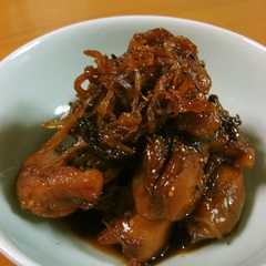 A picture of 甘辛牡蠣の佃煮.