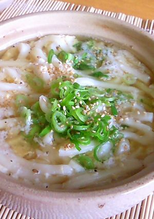 簡単でおいしい☆あっさりシンプル塩うどん-レシピのメイン写真