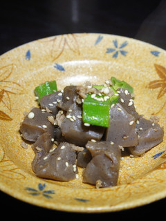 豚肉とおくらのこんにゃく炒め-レシピのメイン写真
