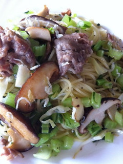 大根葉とじゃこパスタ-レシピのメイン写真