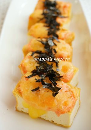 簡単！厚揚げの明太マヨチーズ焼き-レシピのメイン写真