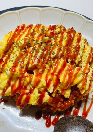 私の朝の定番オムライス-レシピのメイン写真
