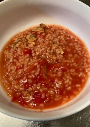 トマト缶とあさりのリゾット-レシピのメイン写真