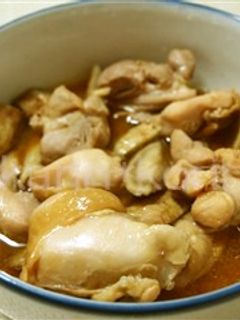簡単*レンジで鶏とごぼうの酸っぱ煮-レシピのメイン写真