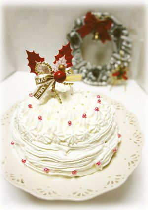 * クリスマス ★ ドームケーキ♪-レシピのメイン写真