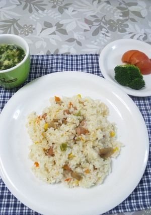 炊くだけ美味しい　ミニソーセージのピラフ-レシピのメイン写真