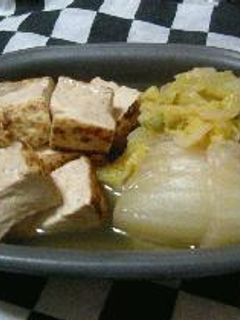 白菜と焼き豆腐のあっさり煮-レシピのメイン写真