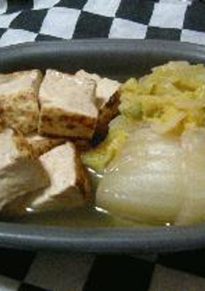 白菜と焼き豆腐のあっさり煮-レシピのメイン写真