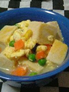 高野豆腐のフワフワ卵とじ-レシピのメイン写真