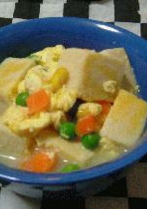 高野豆腐のフワフワ卵とじ-レシピのメイン写真