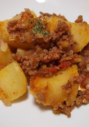 じゃがいもの洋風そぼろ煮込み-レシピのメイン写真
