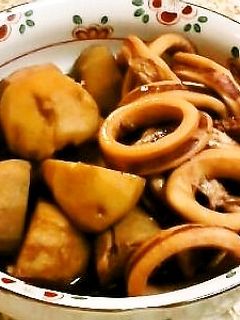 里芋とイカの煮物-レシピのメイン写真
