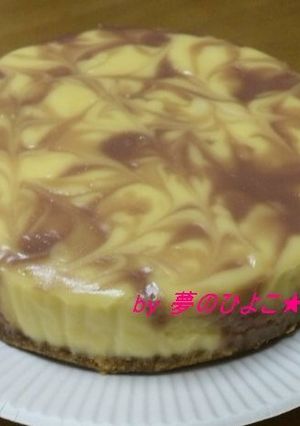 北海道産ハスカップ・マーブルチーズケーキ-レシピのメイン写真