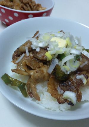 豚味噌バター丼-レシピのメイン写真