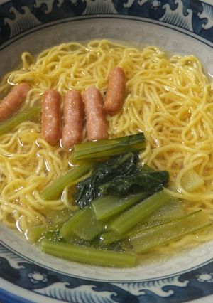ポークビッツでラーメン-レシピのメイン写真