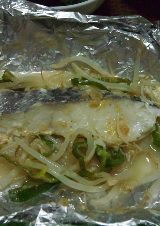 白身魚の味噌マヨ蒸し焼き-レシピのメイン写真