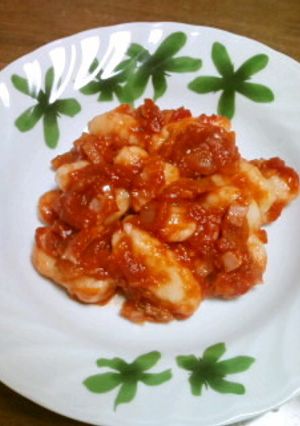 ポテトdeニョッキ*トマトソース*-レシピのメイン写真