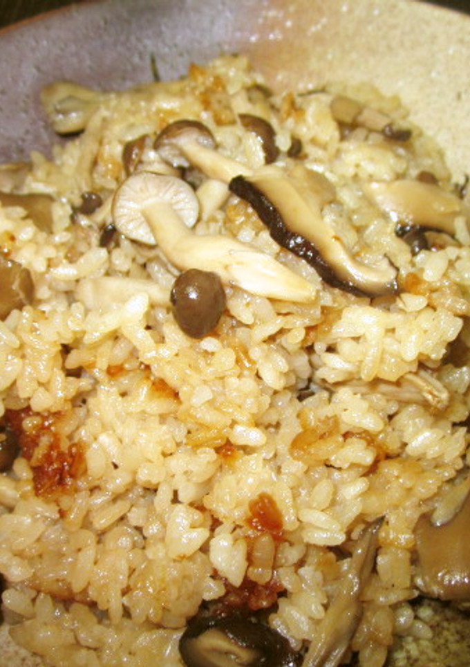 きのこの炊き込みご飯-レシピのメイン写真