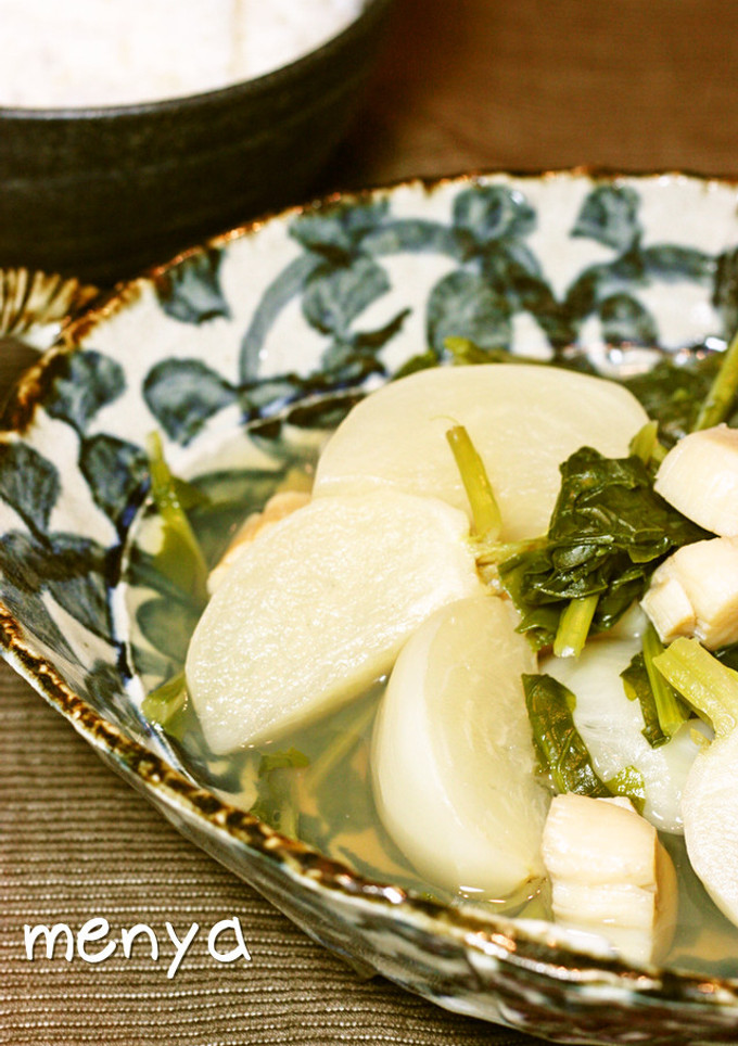 かぶとホタテの煮物-レシピのメイン写真