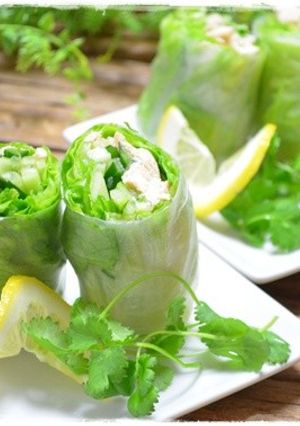 ささみと野菜の生春巻き☆-レシピのメイン写真