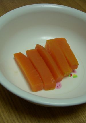 炊飯器でスティック人参　～離乳食～-レシピのメイン写真