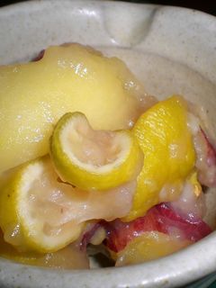 りんごとサツマイモの葛煮-レシピのメイン写真