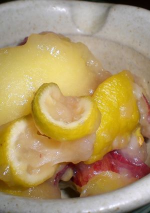 りんごとサツマイモの葛煮-レシピのメイン写真