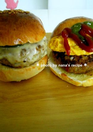ＨＢで簡単！！ハンバーガー用バンズ-レシピのメイン写真