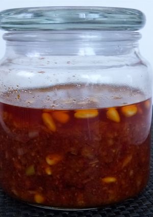 自家製食べるラー油（XO醤）-レシピのメイン写真