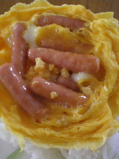 ポークビッツの玉子丼-レシピのメイン写真