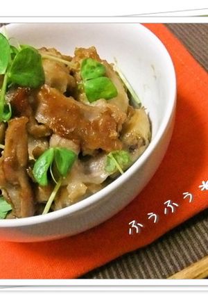 里芋と豚肉の甘辛炒め-レシピのメイン写真