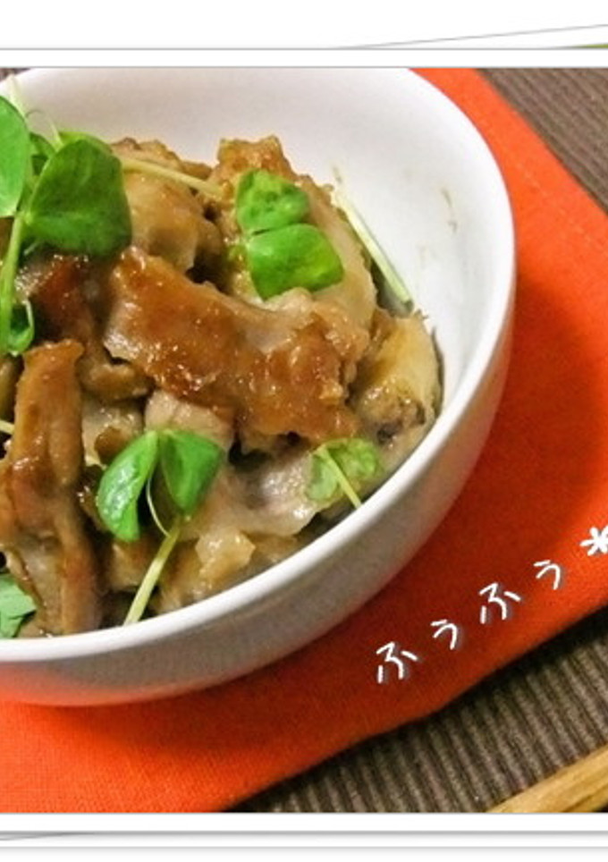 里芋と豚肉の甘辛炒め-レシピのメイン写真