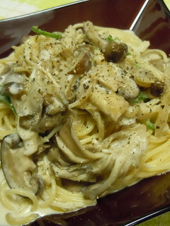 秋を感じる!きのこのクリームソースパスタ-レシピのメイン写真